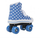 Role me 4 rrota Rookie Canvas High Stars, madhësia 39, blu