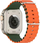 Rrip dore Beline për Apple Watch Silicone Waves, 38/40/41mm, jeshile portokalli