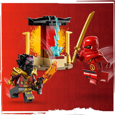 Lodër LEGO Ninjago Kai and Ras Car and Motorbike Battle 71789, set me ndërtim, 4+, shumëngjyrëshe
