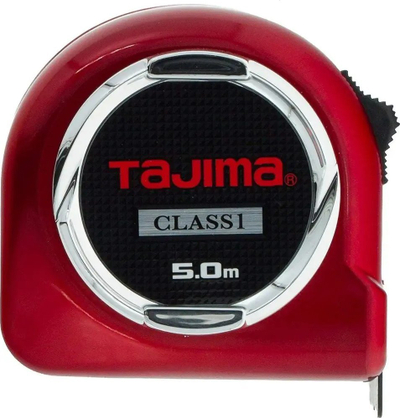 Metr dore Tajima Hi Lock Class 1, 5m, 25mm, i verdhë