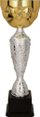 Kupë Victoria Sport 4186A, 16 x 48 cm, e artë / argjendtë