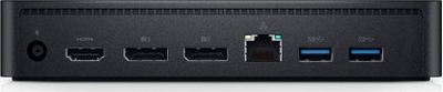 Приклучна станица Dell Universal Dock, USB, DisplayPort, црна