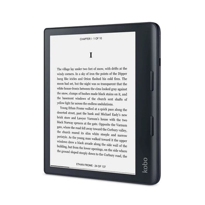 Електронски читач Rakuten Kobo Sage, 8\", 32GB, Wi‑Fi, црн