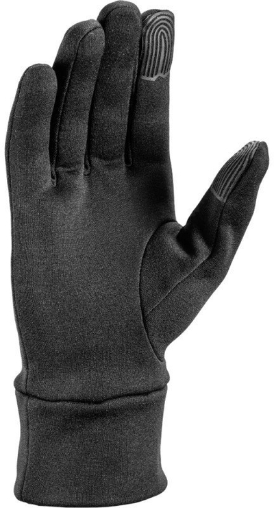 Doreza t'brendshme LEKI HS Inner Glove Mf Touch, material stretch fleece, për ekran me prekje, t'zeza