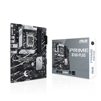 Pllakë amë ASUS PRIME B760 PLUS, Intel B760, LGA 1700, ATX