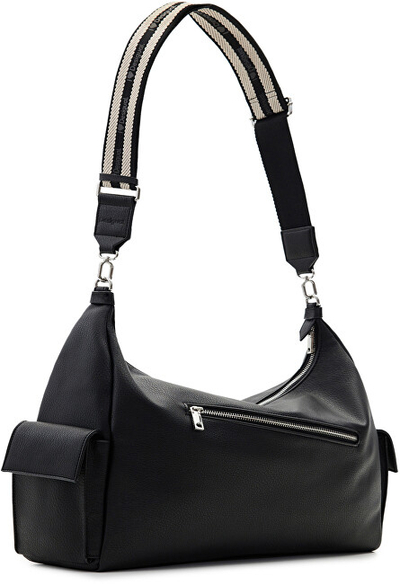 Çantë për femra Desigual Bag Half Logo Banana Bag, e zezë