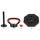 Kettlebell Eb Fit Composite, 10 kg, peshë e rregullueshme, e zezë me të kuqe