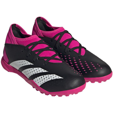 Atlete futbolli për bar sintetik Adidas Predator Accuracy.3 për kalamaj, të zeza