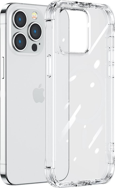 Këllëf telefoni Joyroom Defender JR-14H4 për iPhone 14 Pro Max, me grep mbajtës, transparent