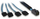 Backplane Inter-Tech BP-4708-NVMe, 4U, 8 слотови NVMe SAS SATA, црна