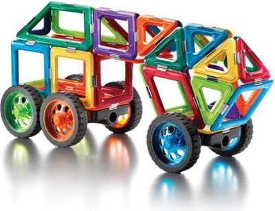 Магнетски градежен сет SmartGames Geosmart Space Truck, 5+, повеќебоен