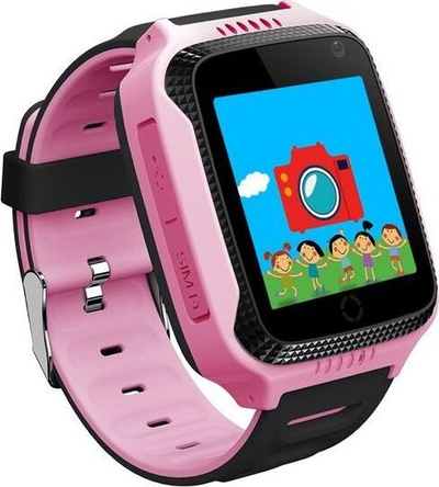 Ora inteligjente për kalamaj SPONGE See Kids GPS, 1.44", rozë