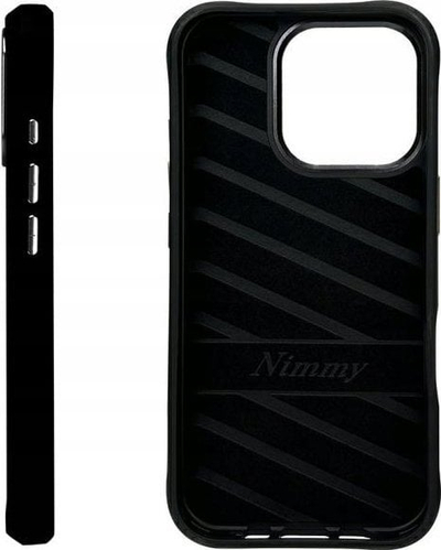 Mbulesë telefoni Nimmy Big Eyed Pet 2.0 Panda për iPhone 16 Pro Max 6.9", TPU, mbrojtje e forcuar, e zezë