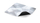 Mouse pad lojërash ENDORFY Crystal Onyx White L, 450x400mm, skaje të qepura, bardh e zi
