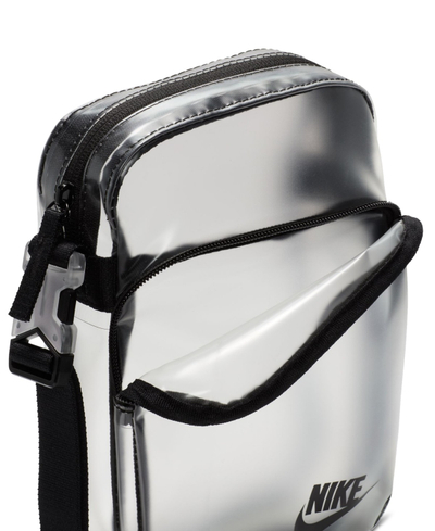 Çantë crossbody Nike Heritage Crystal, transparente, e zezë