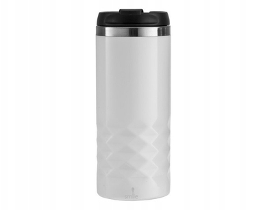 Termus SMILE Thermo Bottle, 320ml, çelik inox, i bardhë