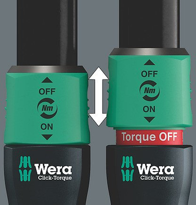 Çelës momenti Wera Click Torque Lock C 3, 40‑200 Nm, 1/2\", argjendtë