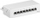 Patch panel Goobay 62067, 8 porta RJ45, Cat6a, i bardhë