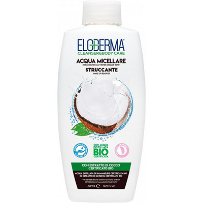 Ujë micellar me ekstrakt kokosi ELODERMA, 300 ml