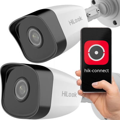 Kamerë IP HiLook IPCAM-B2, 2MP, PoE, bardh e zi