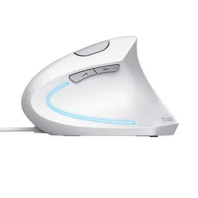 Maus Trust Verto, USB Type-A, i bardhë