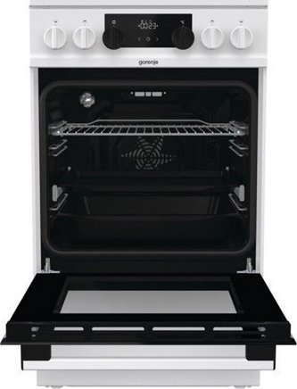 Shporet elektrik Gorenje GECS5C70WA, xham qeramik, 70L, i bardhë