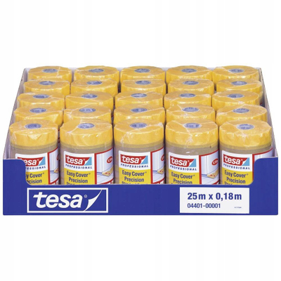 Letër mbrojtëse për lyerje Tesa Easy Cover 04401, 25 m, 18 cm, transparente