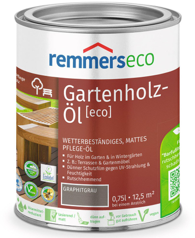 Vaj mbrojtës për dru Silcare Oil Garden Wood Oil Eko, 0.75L, grafit