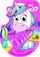Bombë banje Chlapu Chlap Fizzing Unicorn Horn, aromë papaja, për fëmijë