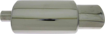 Shkarkues i pasëm TurboWorks, dalje ovale 80x145mm, hyrje 63.5mm, çelik inox