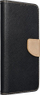 Këllf telefoni Fancy Book për Samsung A34, tip portofol, me magnet, i zi me ari