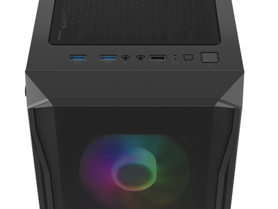 Kasë Fury Shobo SH4F RGB, ATX, e zezë