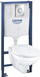 Set tualeti i varur Grohe Solido Bau, rimless, ulëse soft close, i bardhë