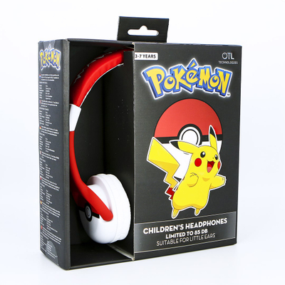 Kufje OTL Pokemon Pokeball Kids, të kuqe