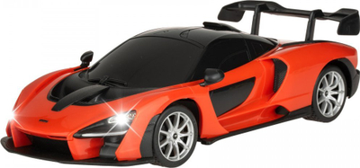 Makina me telekomandë Rastar McLaren Senna, 1:18, me drita LED, portokalli