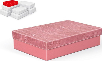 Kuti dhurata Gift Box A C004 B, 26x17x6cm, karton i fortë, rozë