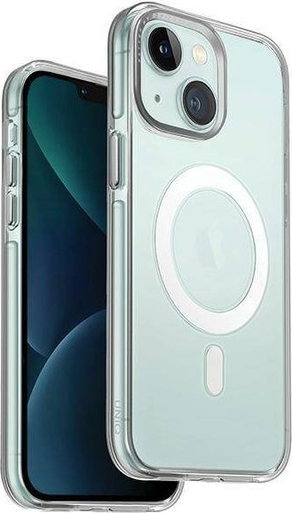 Kapotë telefoni Uniq Calio për iPhone 15 6.1", MagSafe, transparente