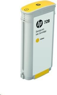 Ngjyrë për printer HP 728 (F9J65A), 130 ml, e verdhë
