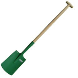 Lopat kopshti Zygmir Straight Spade L-02, me bisht druri, 120 cm e gjatë