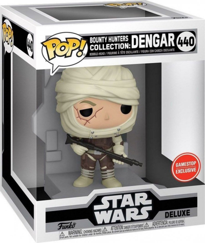 Figurë koleksionare Funko Pop Star Wars Dengar Deluxe, PVC, shumëngjyrëshe