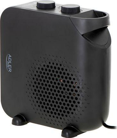 Ngrohës me ventilator Adler AD 7725b, 2000W, i zi