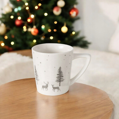 Filxhan Boltze Home Vancouver Pattern 1, qeramikë, 300 ml, me motiv dimëror