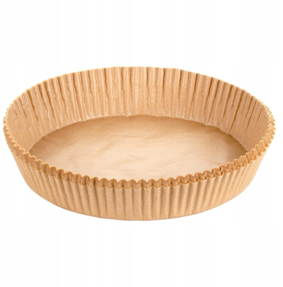 Letra rrumbullake për fritezë Vilde 279050, 23 cm, 50 copë, kafe