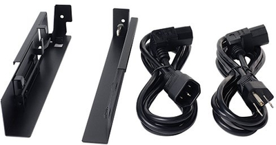 Kit montimi rack APC KVM Console, për kabinet serveri, metalik, i zi