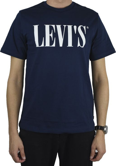 Bluzë Levi's Relaxed Graphic Tee 699780130, pambuk, për meshkuj, blu navy