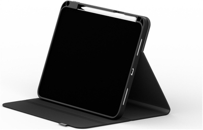 Kuti mbrojtëse Skinarma Juno për iPad 11" A16 2025 dhe iPad 10.9" 10th Gen 2022, mbajtës për Apple Pencil, funksion stand, e zezë