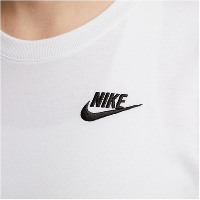 Блуза Nike Sportswear Club за жени, памук, беж