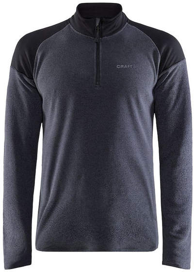 Термичка блуза Craft Core Edge Thermal Midlayer, полузатворач, за мажи, сина