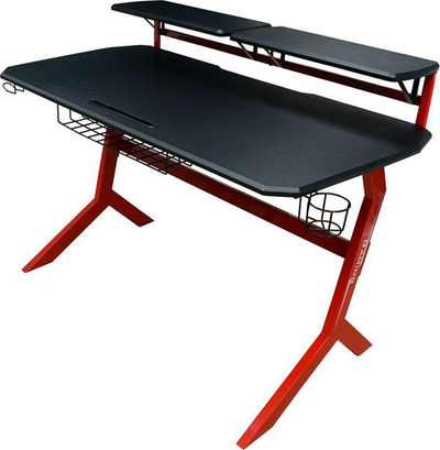 Tavolinë LC-Power 130 cm x 70 cm, e kuqe/zezë