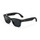 Syze dielli unisex Eyebuydirect S, Square, plastikë, të zeza mat
